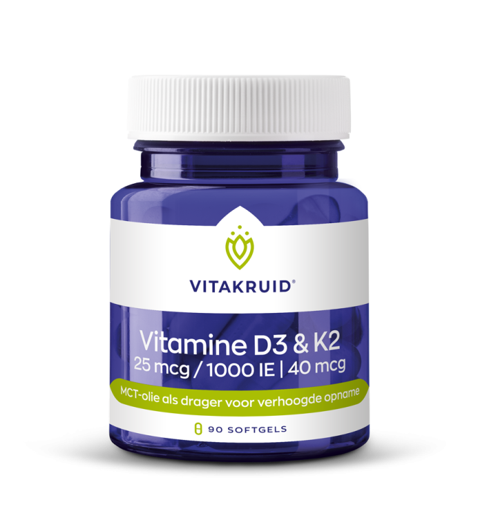Vitamine D3 & K2 softgels