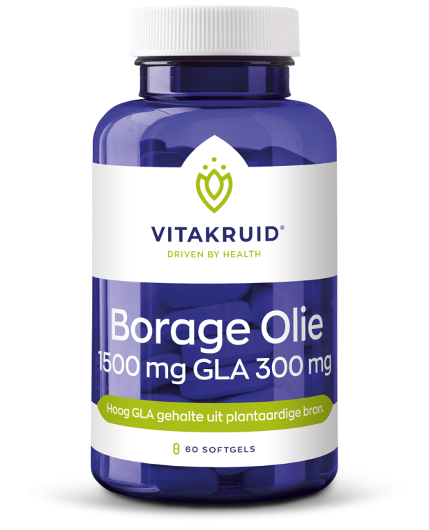 Borage Olie 1500 mg GLA 300 mg