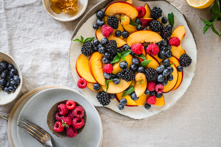 schaal met fruit
