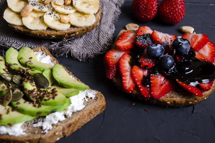 fruit op brood