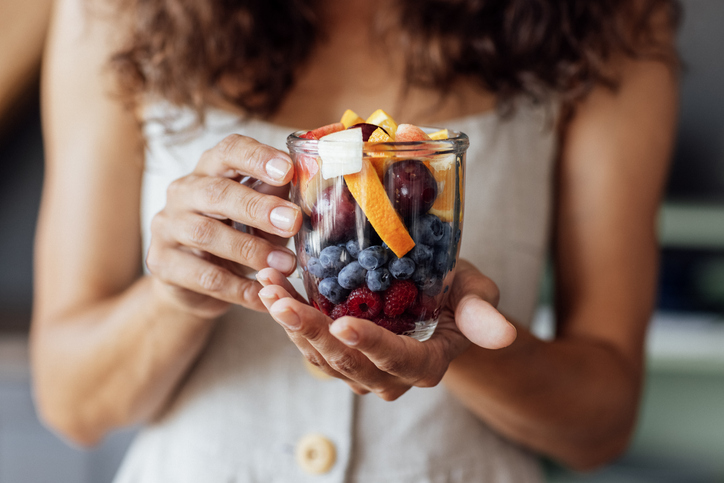 Gezond ontbijt met veel fruit